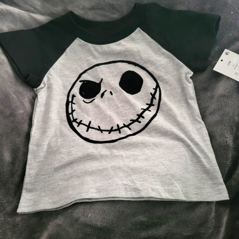 Jack Skellington T Shirt 12 month